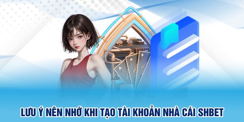 Lưu ý nên nhớ khi tạo tài khoản nhà cái SHBET